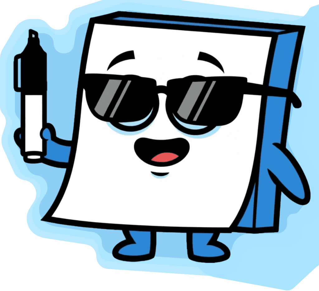 StickyWriter Mascot